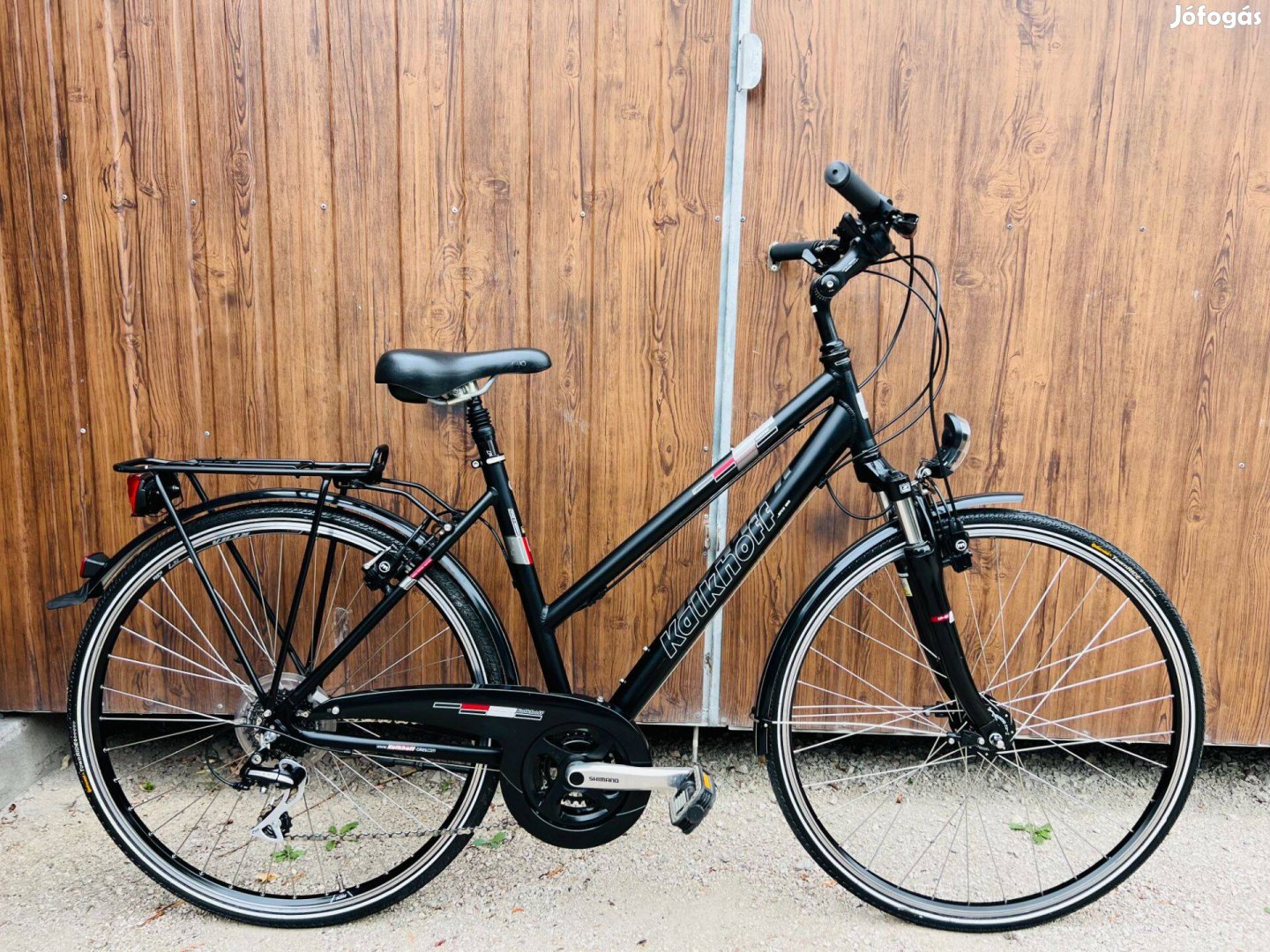28" Kalkhoff aluvázas Trekking kerékpár Gyönyörű!Shimano/Hidrfék/3x8s