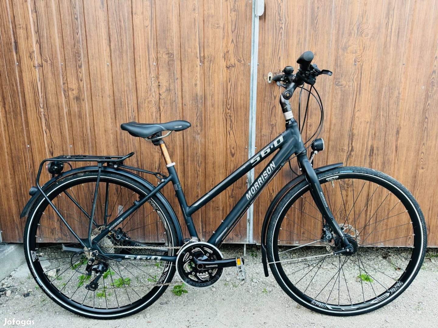 28" Morrison aluvázas Trekking kerékpár Gyönyörű Áll!LX/3x10s/Hidrfék/