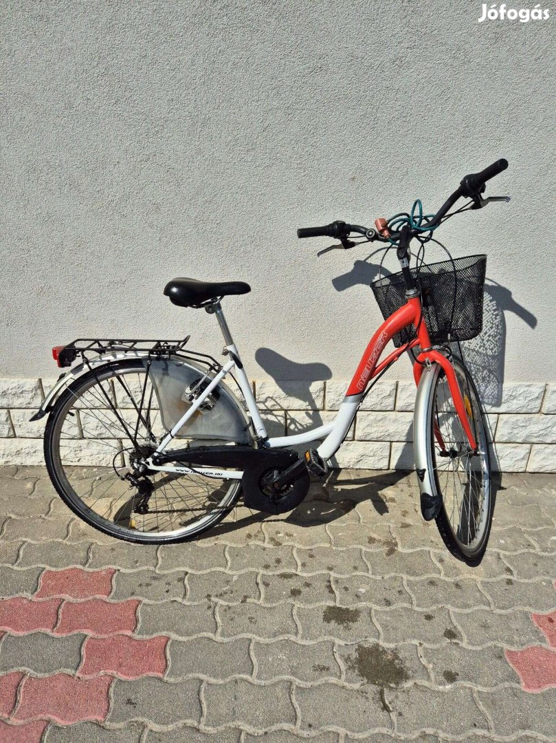 28" Neuzer City női kerékpár fémbetétes gumival dupla falu felnivel 51