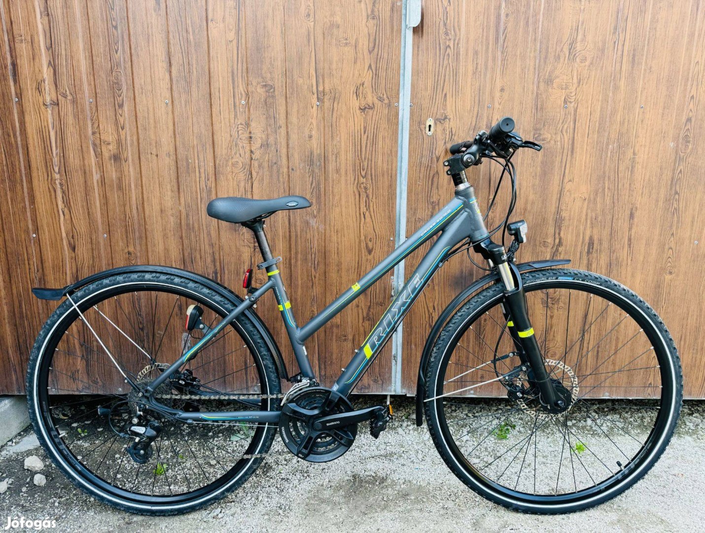 28" Rixe aluvázas kerékpár Gyönyörű áll!Shimano/3x8s/Hidrfék/Agydinamó