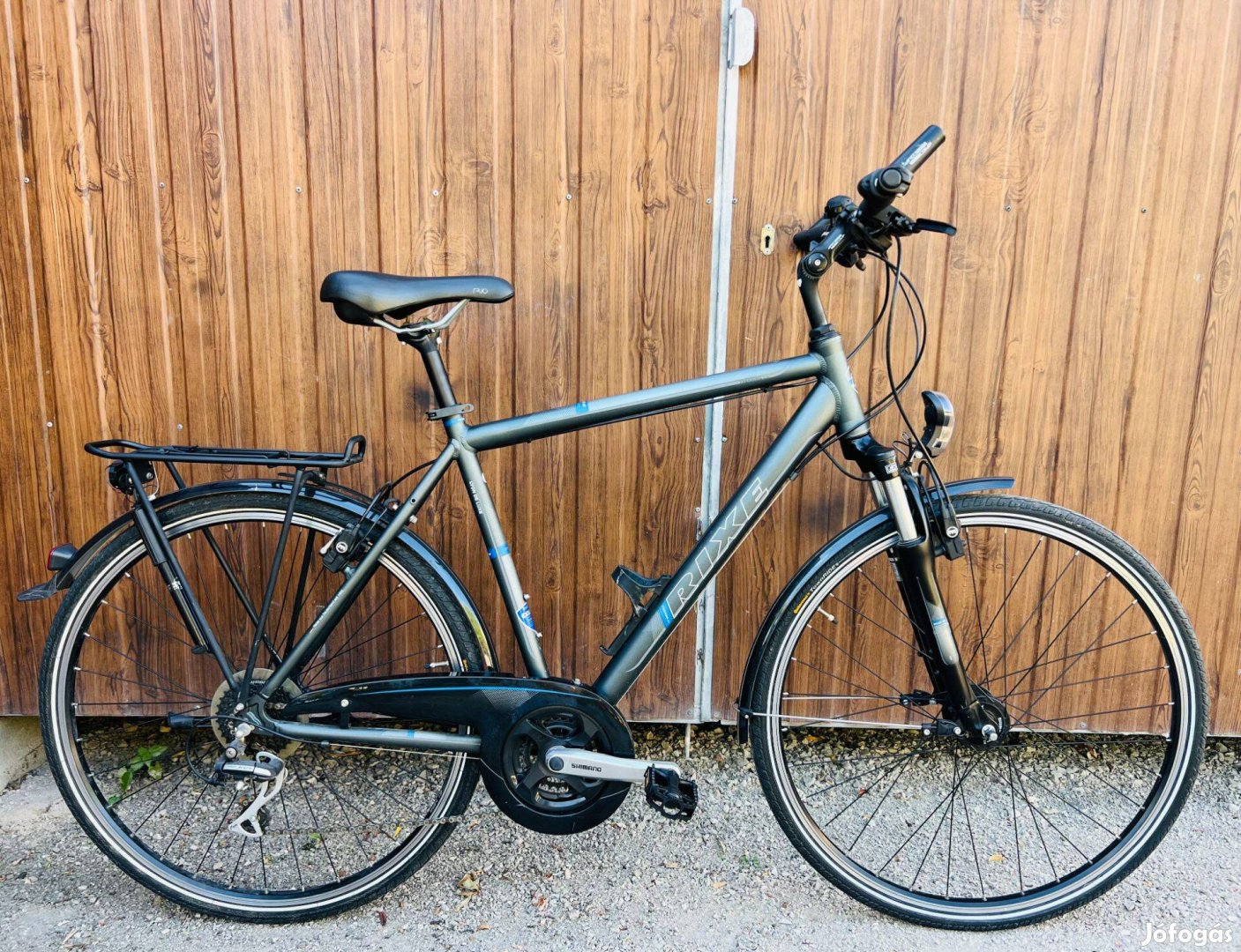 28" Rixe aluvázas kerékpár Kitűnő áll!Shimano/3x8s/Hidrfék/Agydinamó