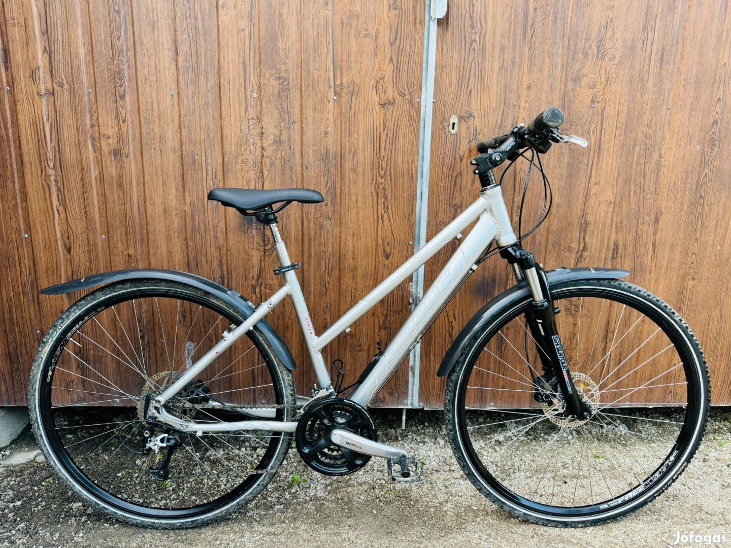 28" Serious aluvázas Trekking kerékpár Kitűnő áll!Deore XT/3x8/Hidrfék