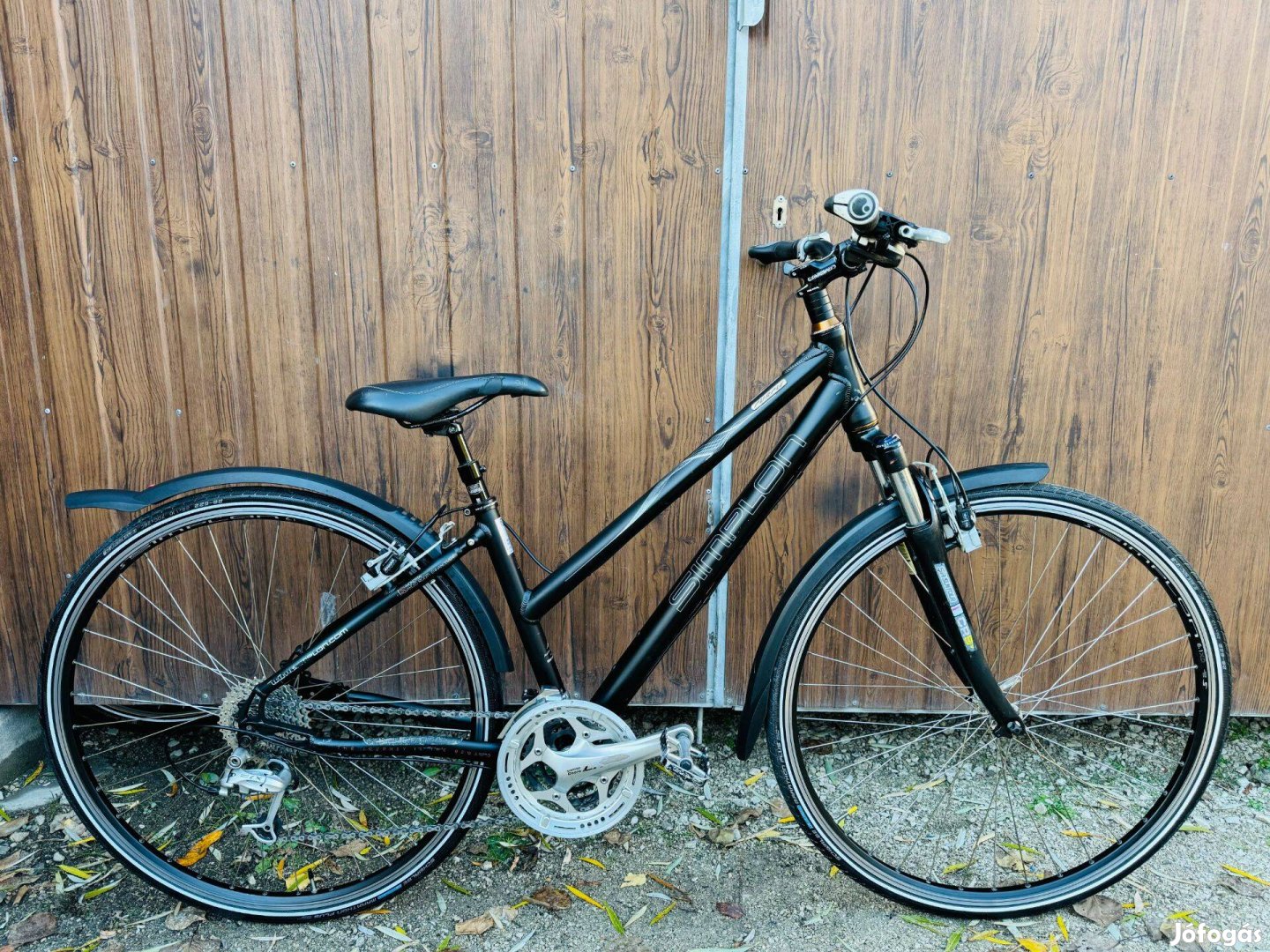 28" Simplon aluvázas Trekking kerékpár Kiváló áll!Deore LX/3x9/Hidrfék