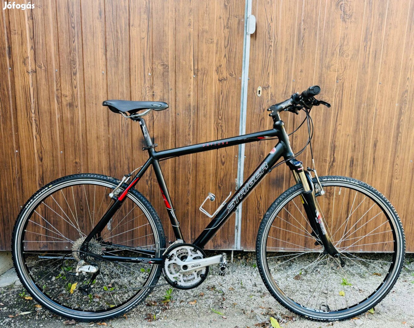 28" Staiger aluvázas Trekking kerékpár Újszerű áll!Full Deore/3x9/Lock