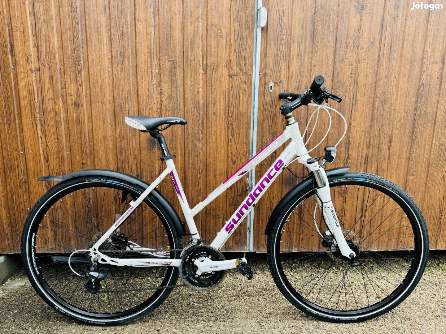 28" Sundance aluvázas kerékpár Gyönyörű Áll!Shimano/3x8s/Hidrfék/Lock