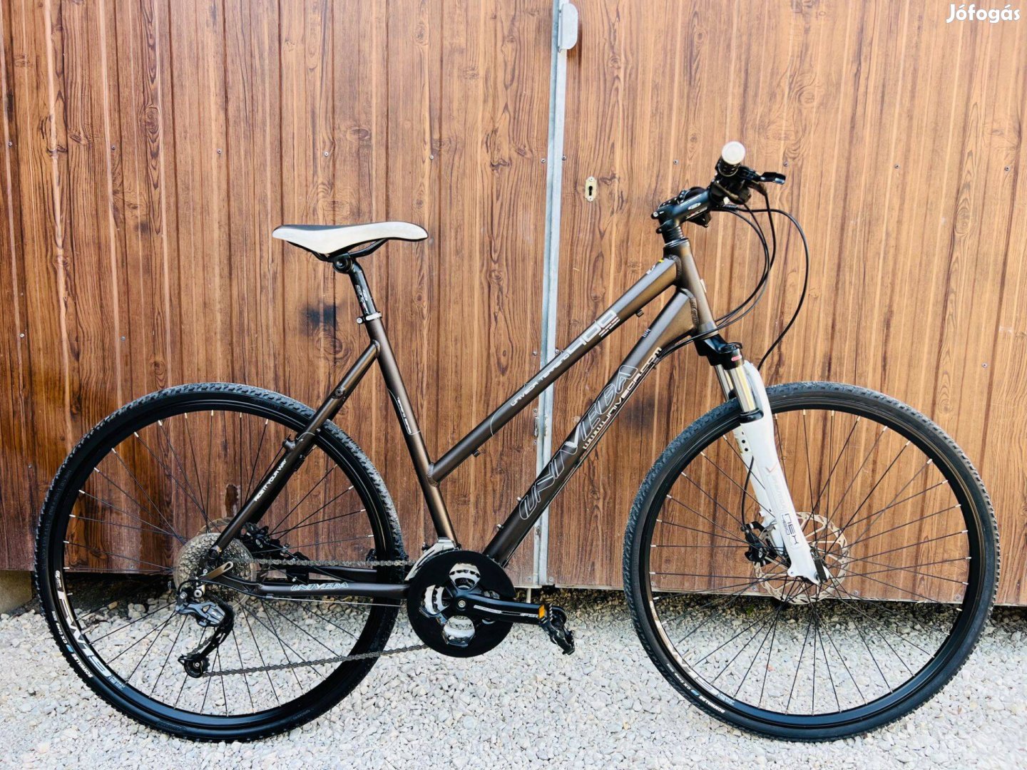 28" Univega aluvázas kerékpár Újszerű Áll!SLX/3x9s/Hidrfék/Lockout