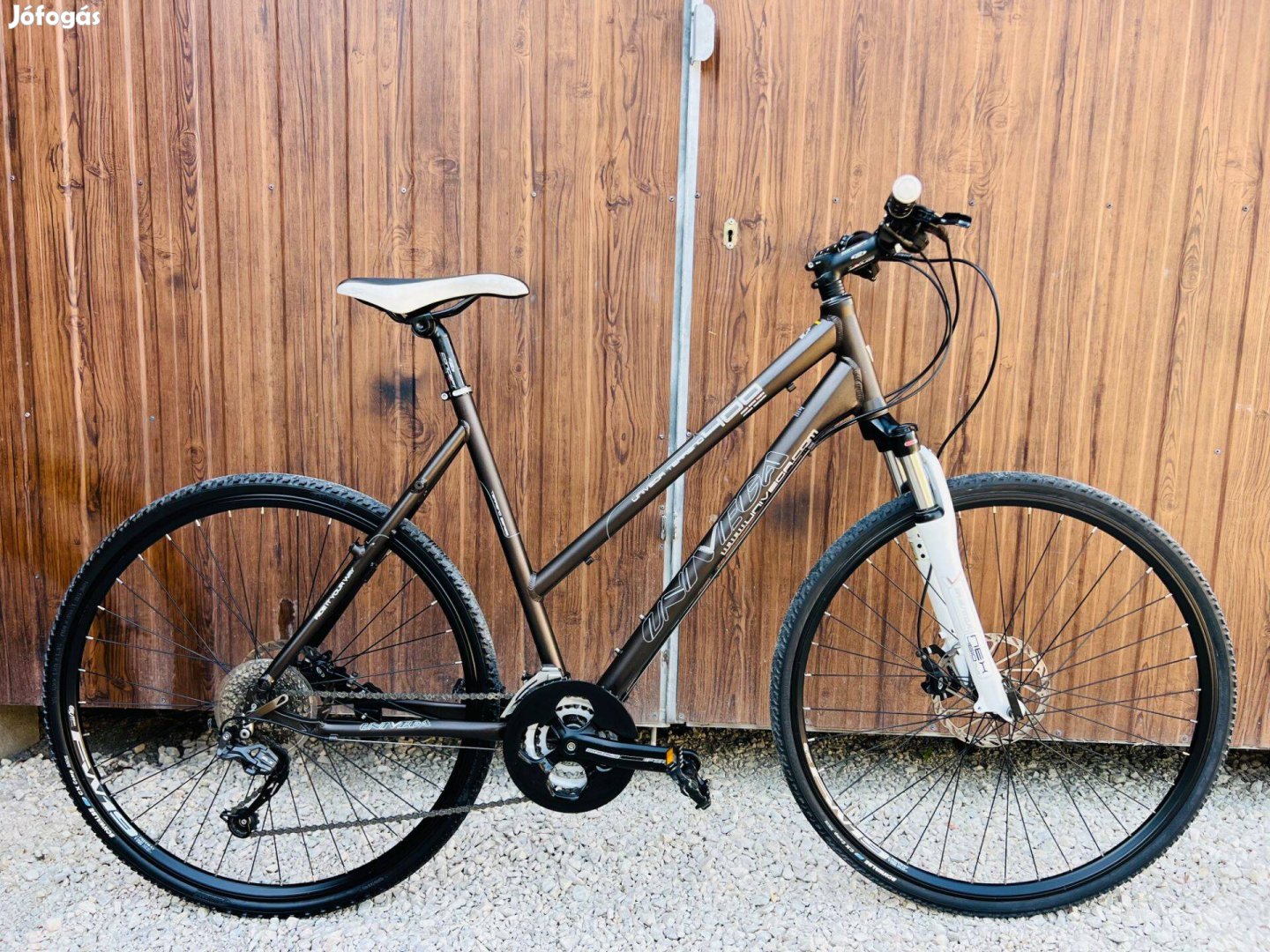 28" Univega aluvázas kerékpár Újszerű Áll!SLX/3x9s/Hidrfék/Lockout/