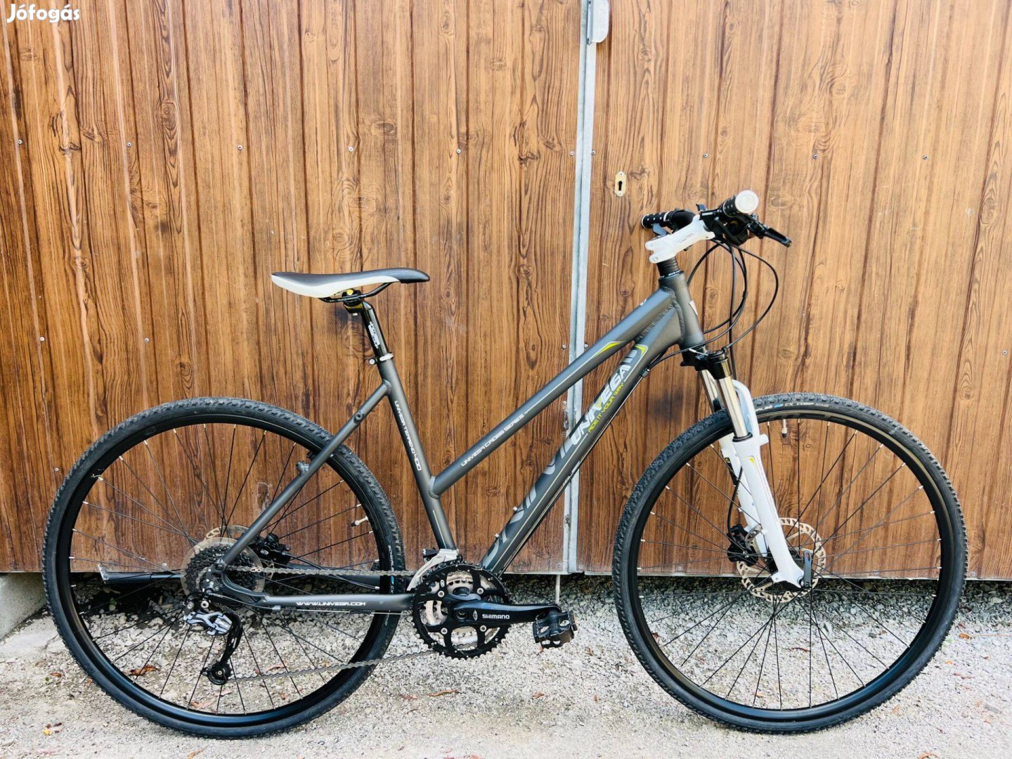 28" Univega aluvázas kerékpár Újszerű Áll!SLX/3x9s/Hidrfék/Lockout/