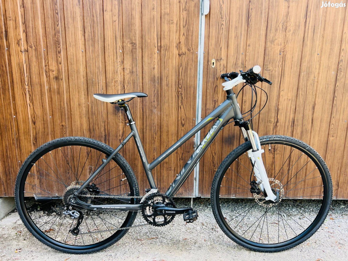 28" Univega aluvázas kerékpár Újszerű Áll!SLX/3x9s/Hidrfék/Lockout/