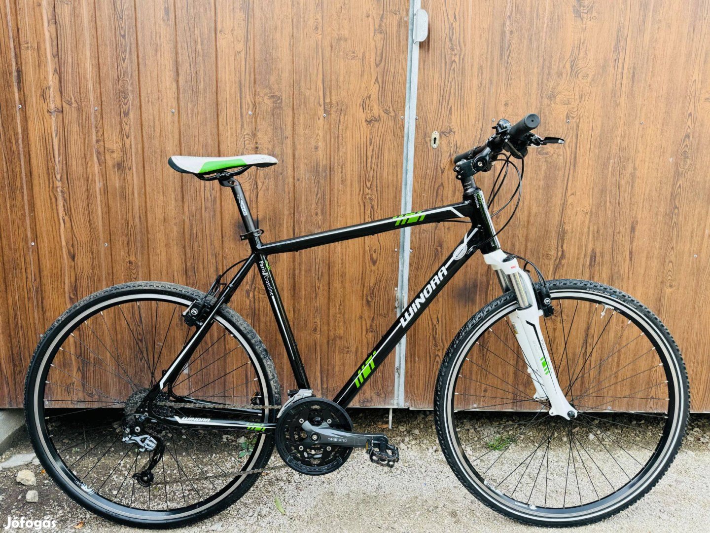 28" Winora aluvázas Trekking kerékpár Gyönyörű!SLX/3x9/Hidrfék/Lockout