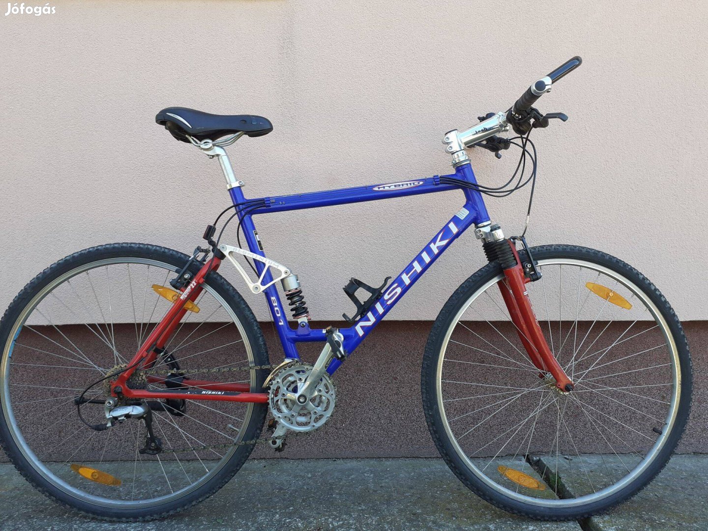 28-as Nishiki Hibrid 801 aluvázas 24seb férfi kerékpár