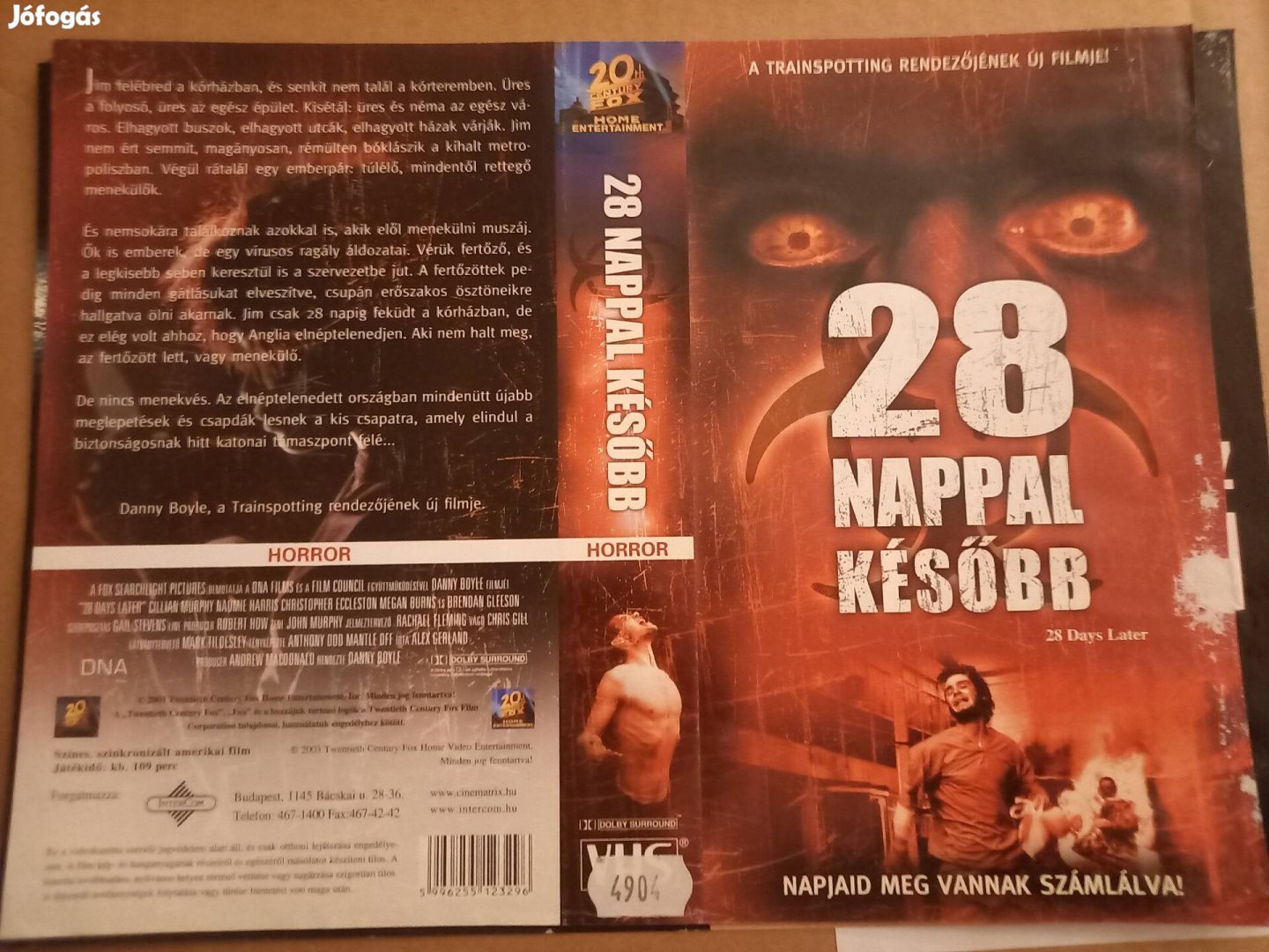 28 nappal később - horror vhs