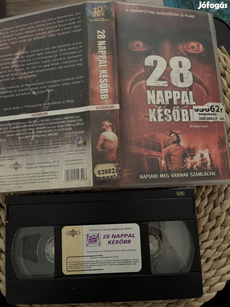 28 nappal később vhs