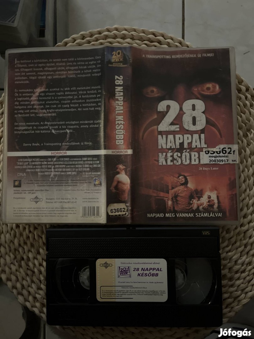 28 nappal később vhs