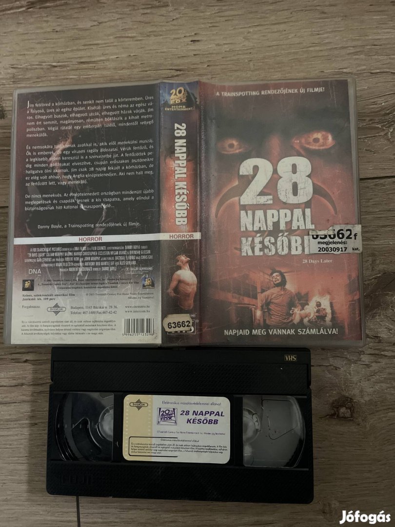 28 nappal később vhs 