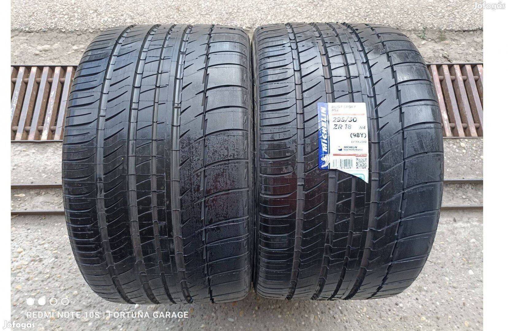 295/30 R18" Michelin PS2 túltárolt nyári gumik