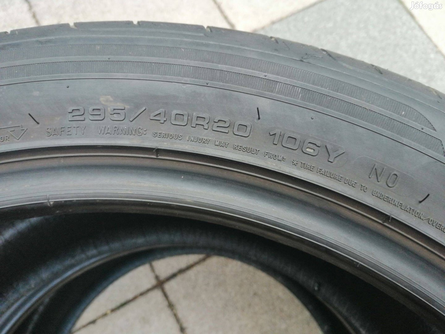 295 40 20 goodyear nyári gumi 2 db