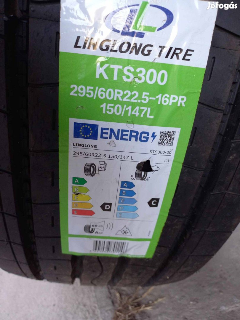 295/60 R 22,5 kormányzott