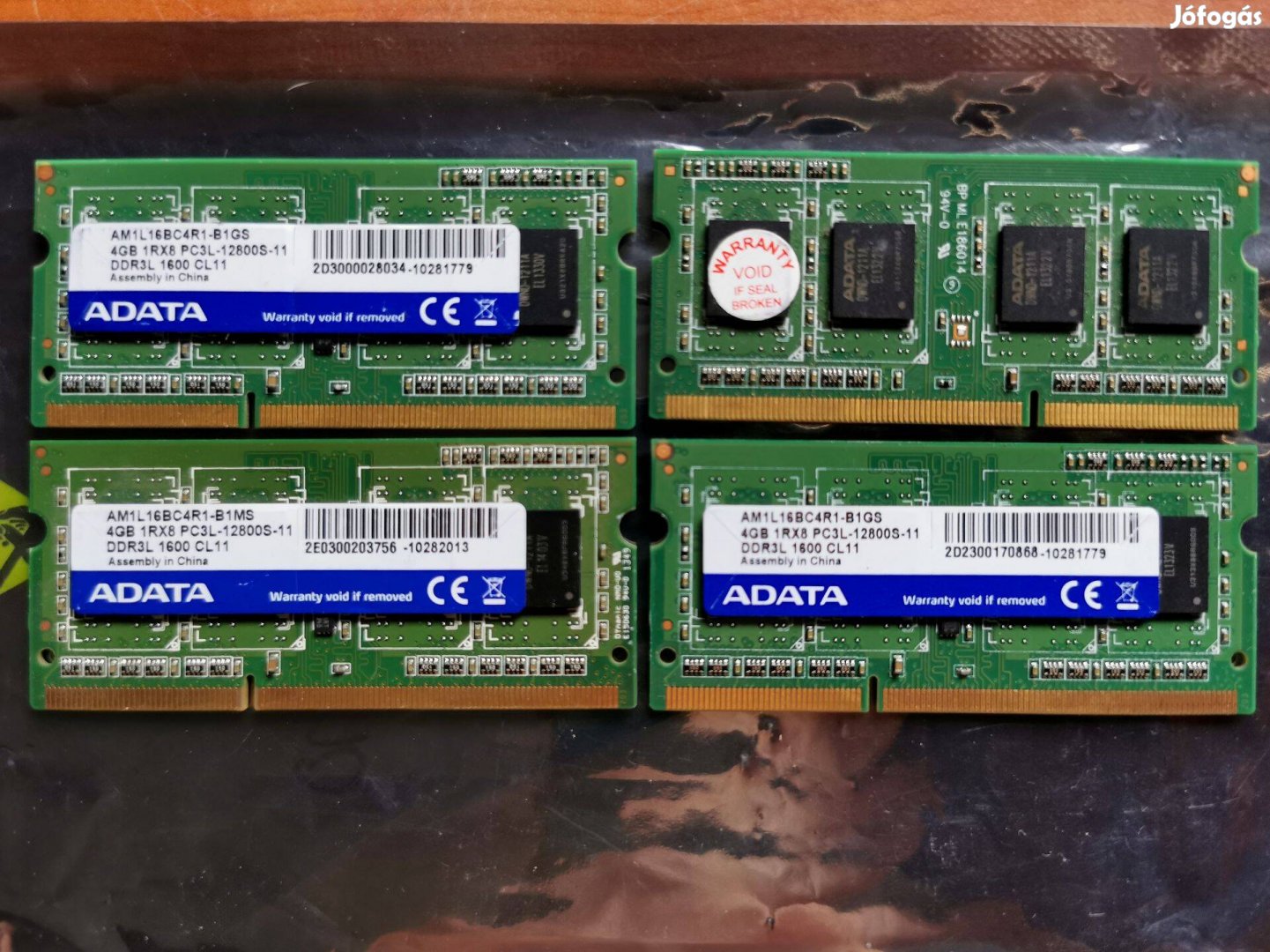 29/3 Adata AM1L16BC4R1 16gb 3 hónap garancia 1600mhz DDR3 ram memória