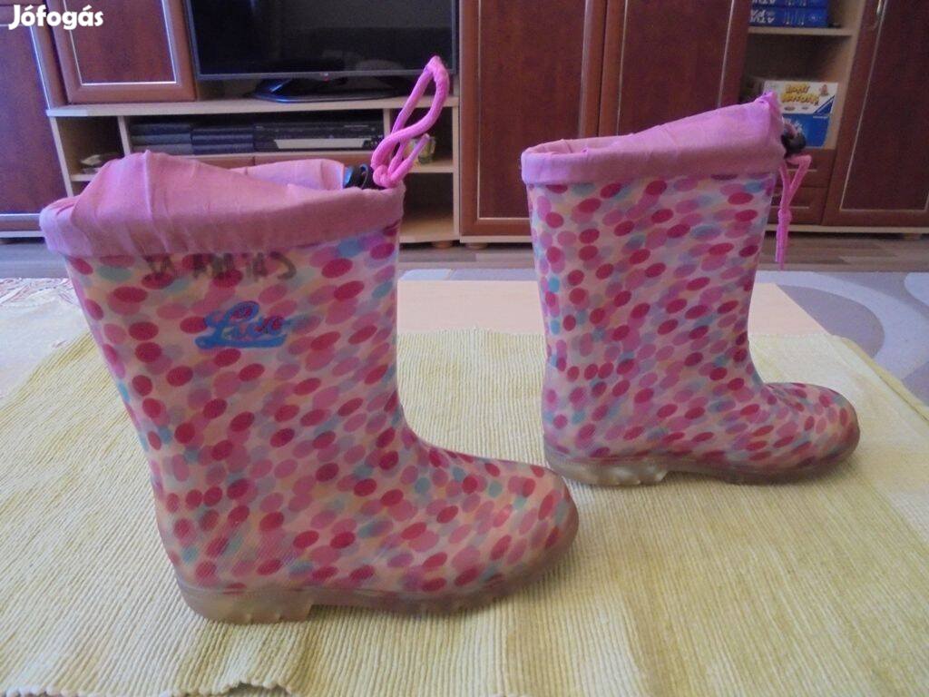 29-es Lico felül összehúzható béleletlen lány gumicsizma