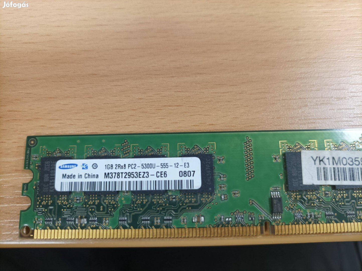 2Db Samsung PC memórai 1GB