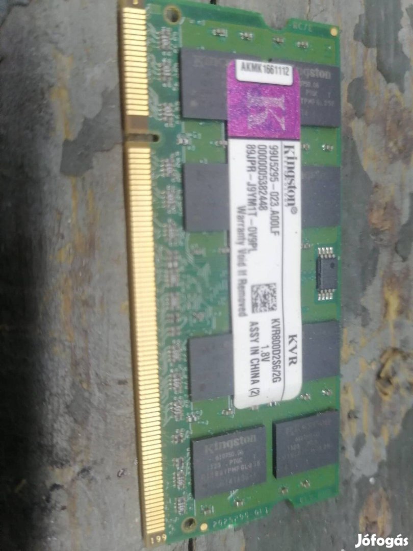 2GB DDR2 Laptop Memória Ram (Postázom is)