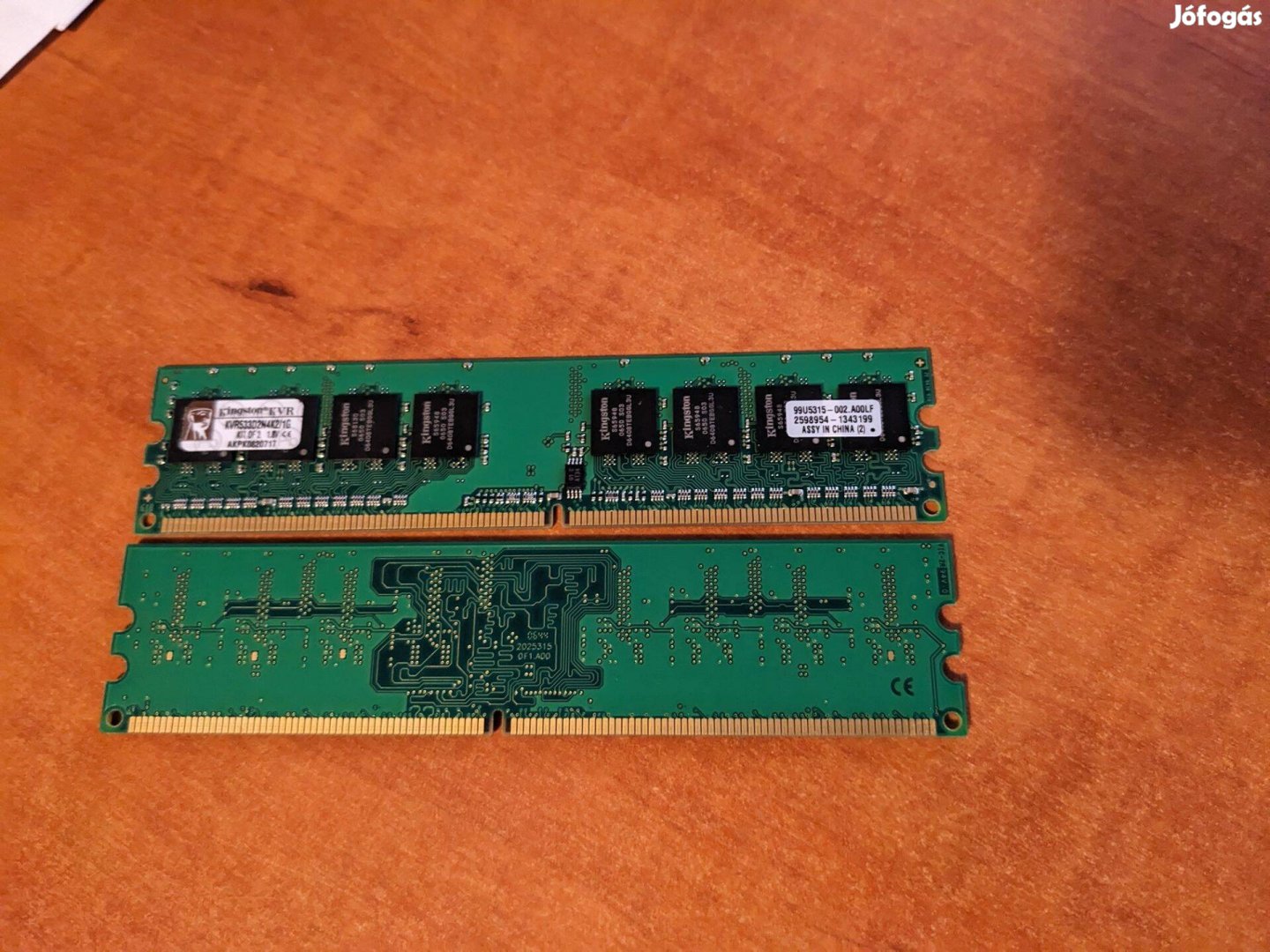 2GB Kingston kvr533d2n4/1g DDR2 533 memoria 2 x 1GB ram