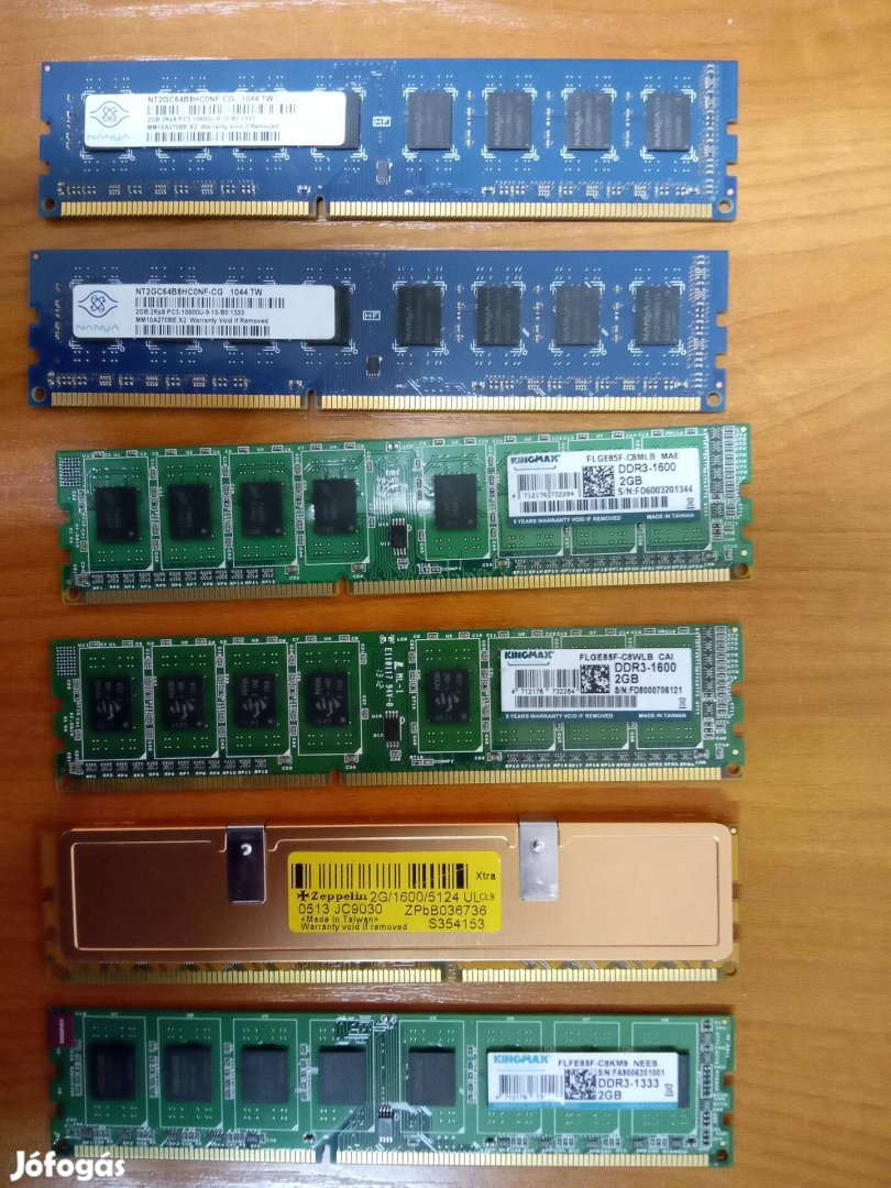 2GB-os DDR3 RAM-ok