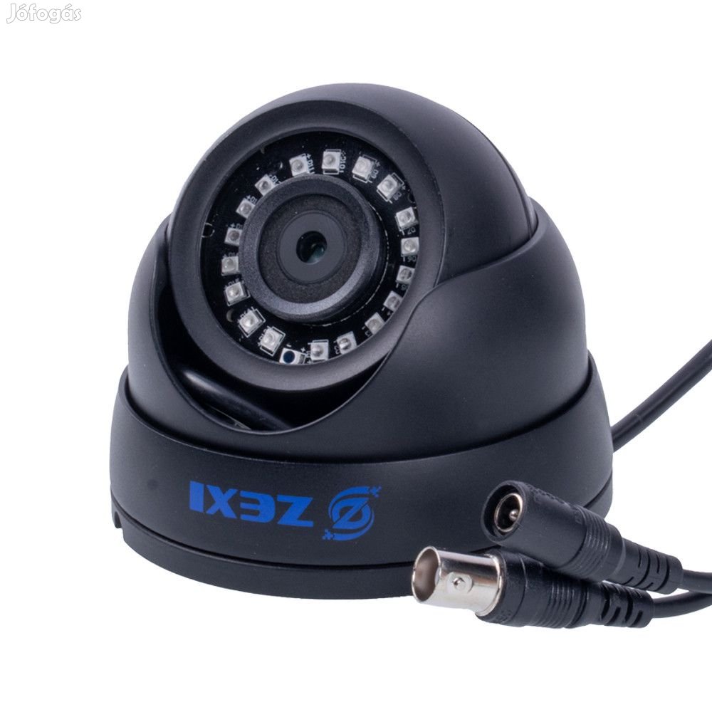 2MP AHD 6mm BELTÉRI/KÜLTÉRI Fekete  DOME KAMERA