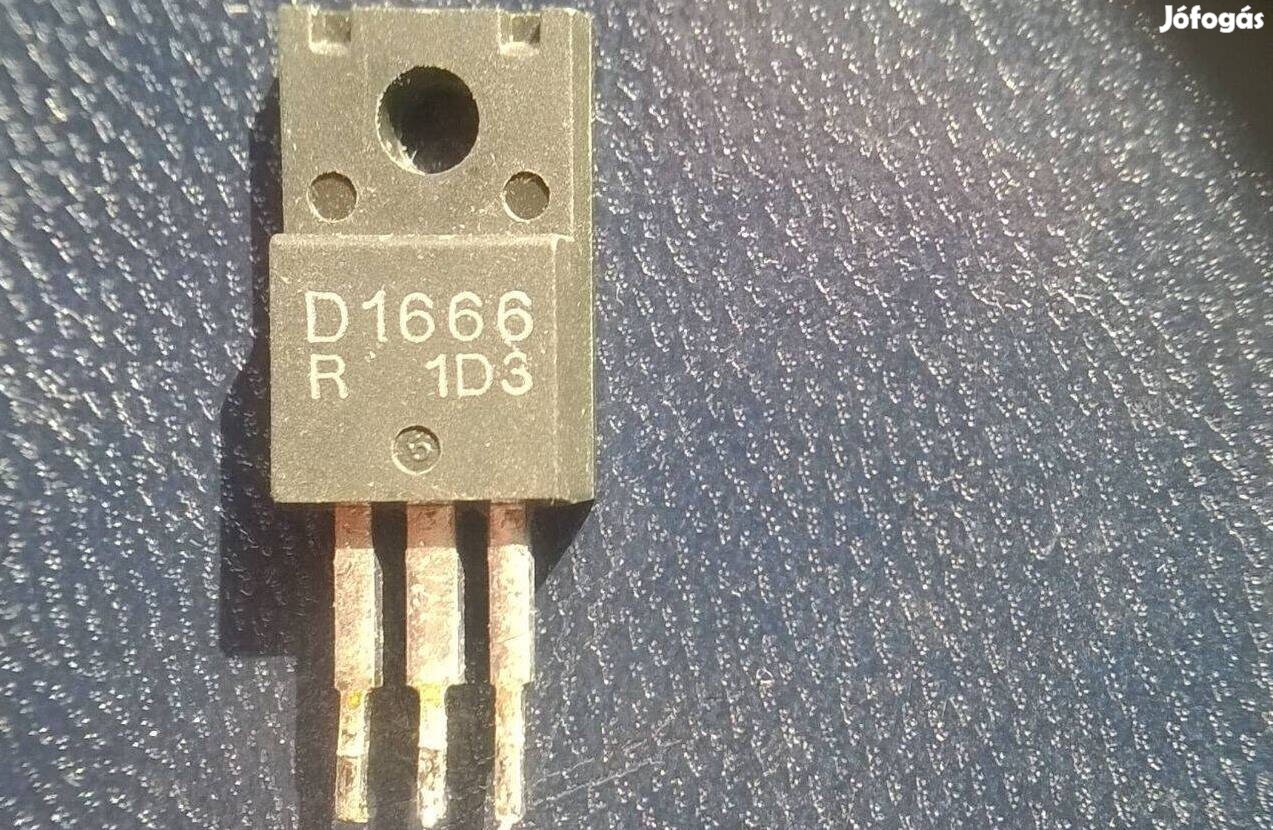 2SD 1666 N tranzisztor , 60 V , 3 A , bontott