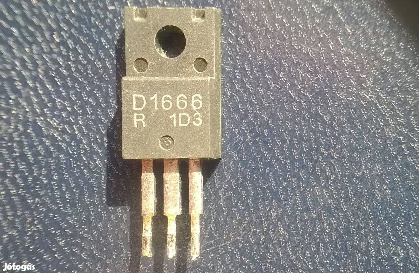 2SD 1666 N tranzisztor , 60 V , 3 A , bontott