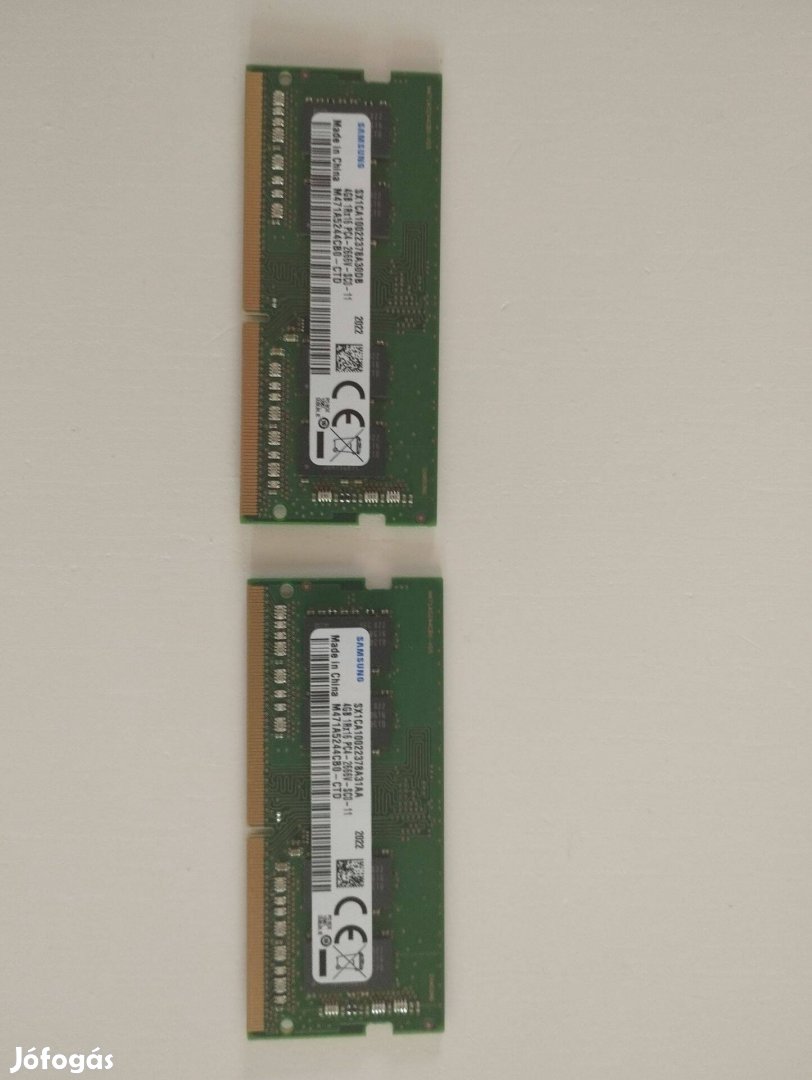 2X4GB Samsung Sodimm memória