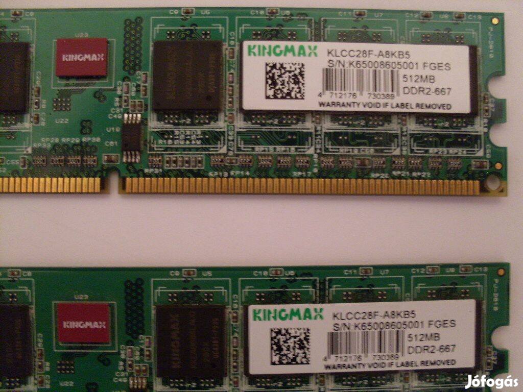 2X512MB Kingmax DDR2-667 RAM