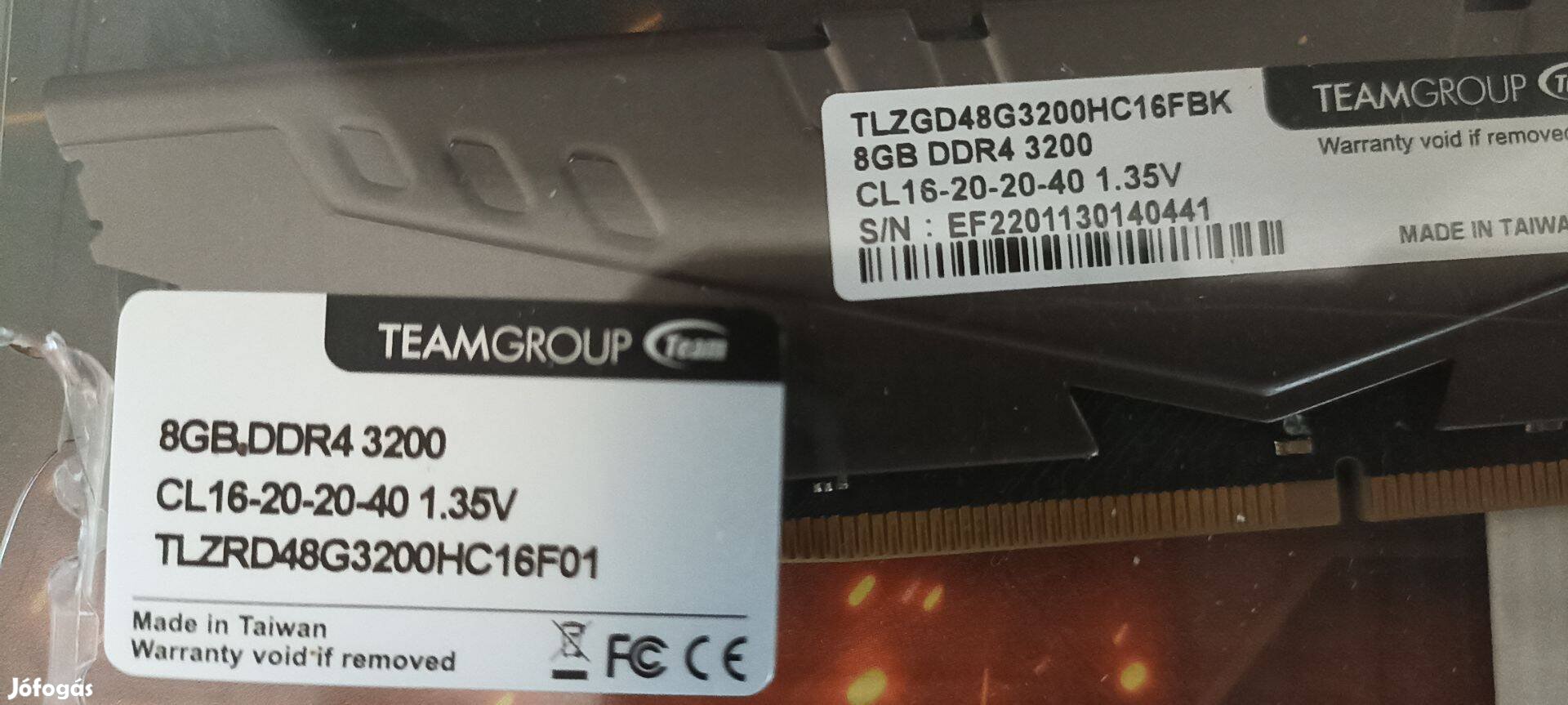 2X8GB. 3200MHz. RAM