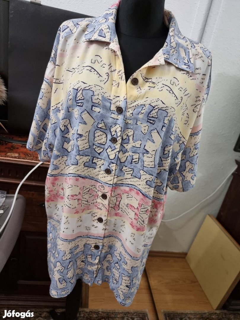 2XL Olasz viszkoz blúz Új 