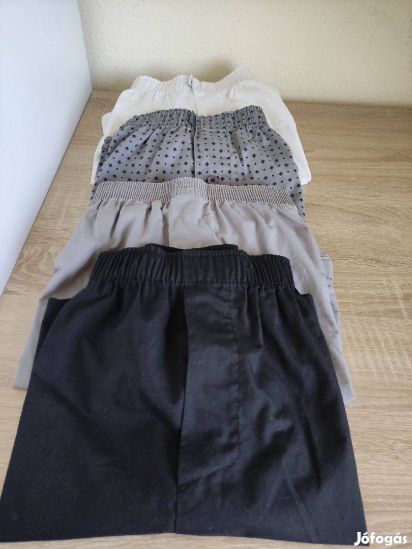 2XL-es 4 db férfi vászon boxer