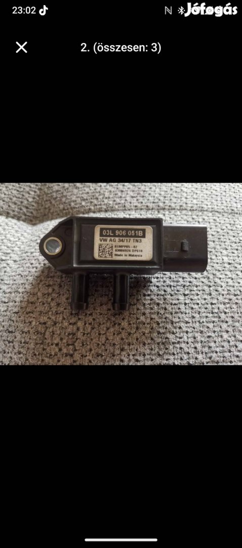 2.0 Crtdi részecskeszűrő nyomás érzékelő 