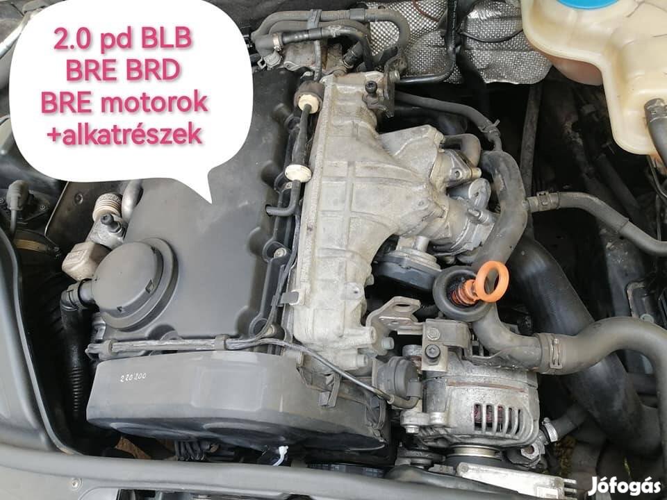 2.0 PD TDI BRD motor, turbó, generátor eladó