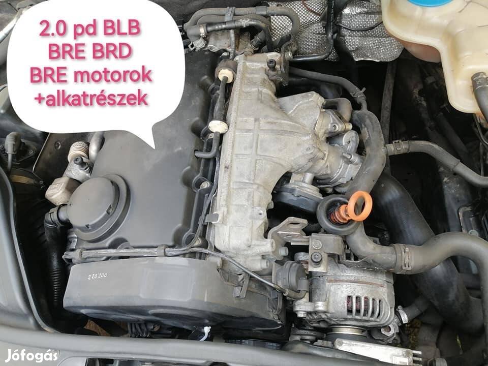 2.0 Pd TDI BLB motor, turbó, generátor eladó