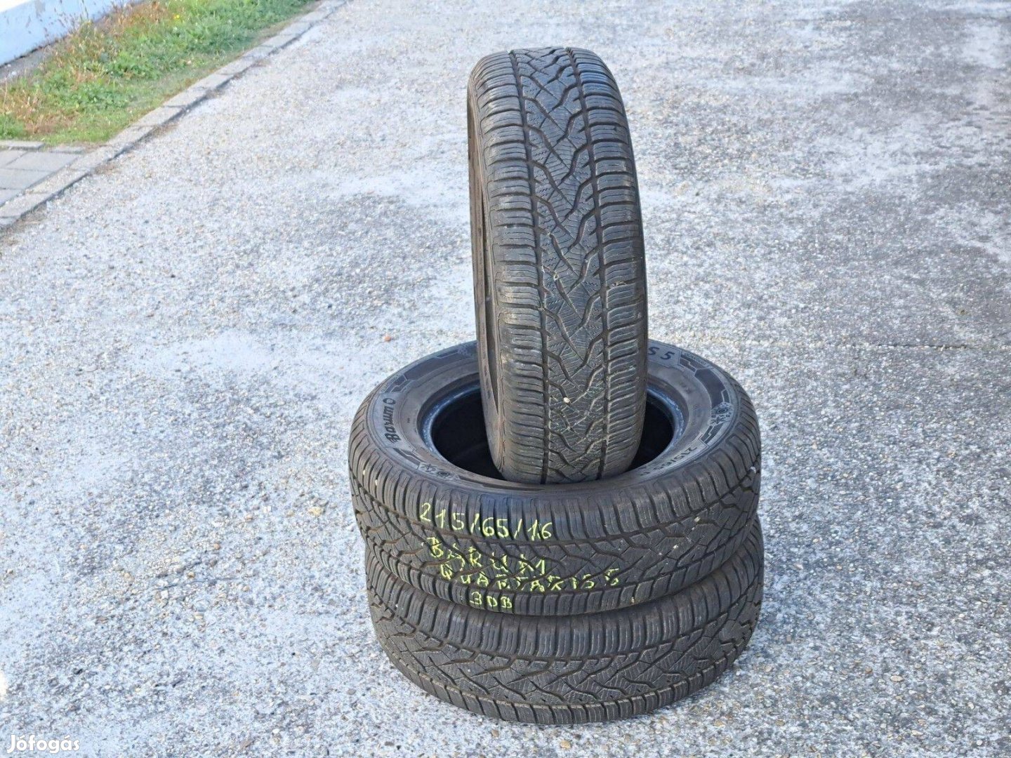 2+1db 215/65 R16 Barum négyévszakos gumi 215/65R16 7mm! 2021!