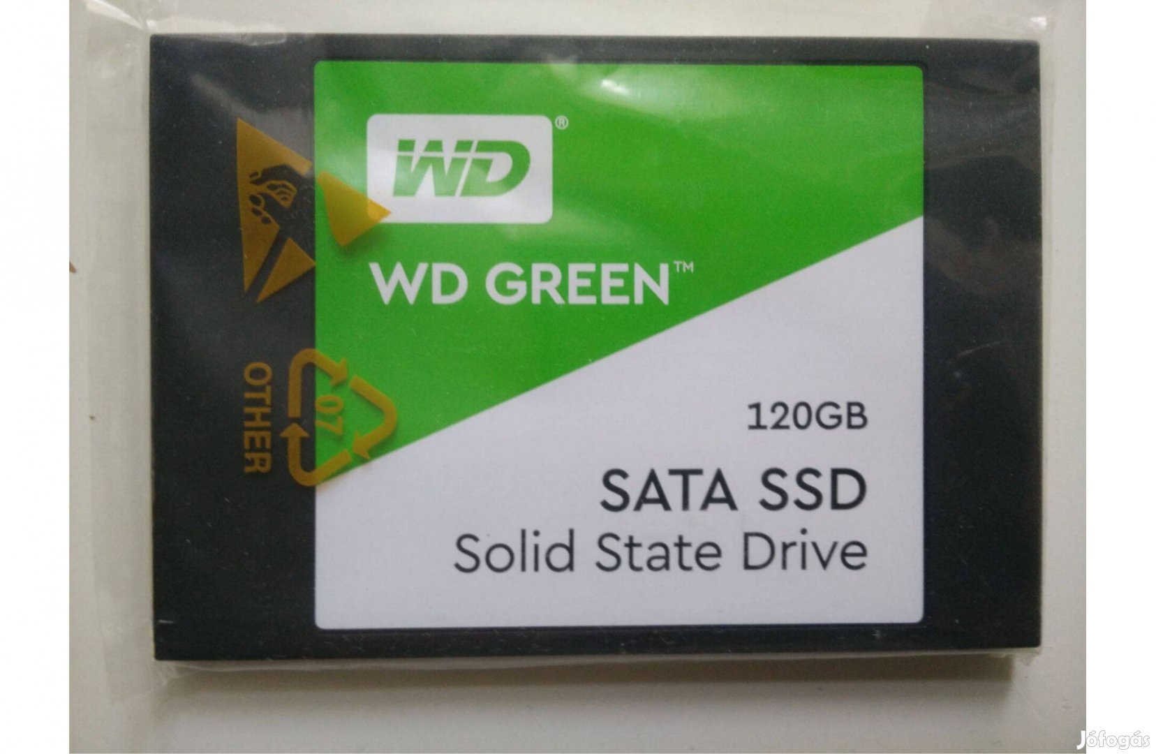 2,5" 120 GB Western Digital Green SATA SSD, nem használt