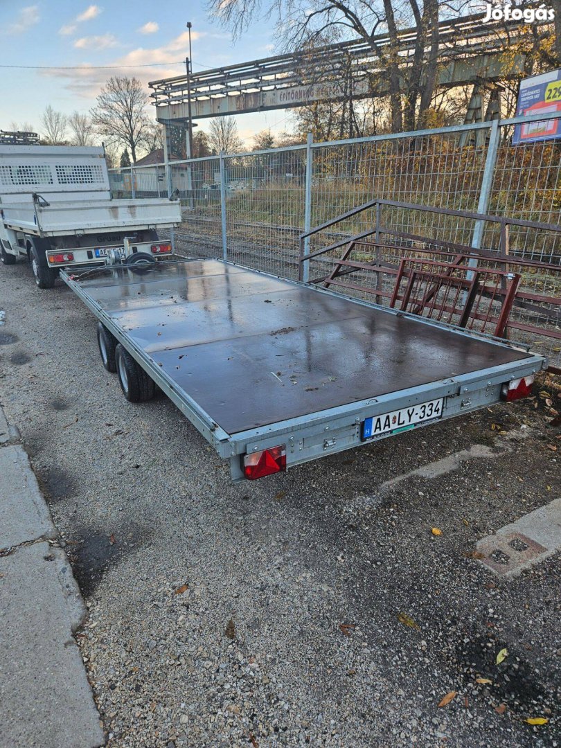 2,5 tonnás össztömegű utánfutó eladó