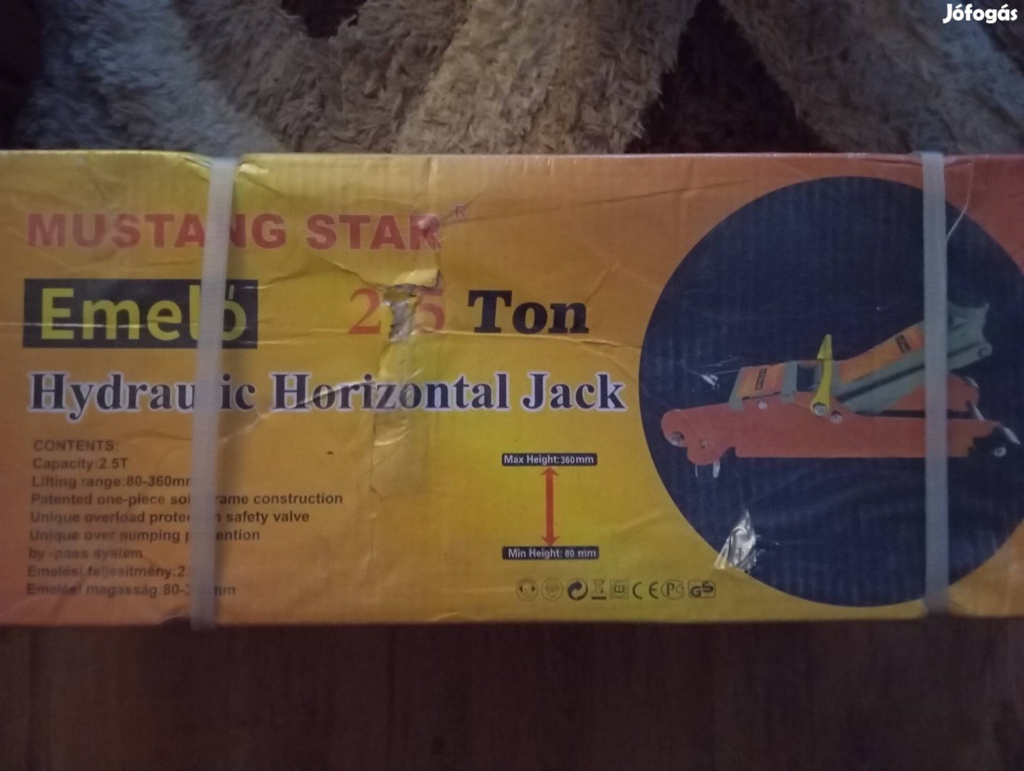 2.5t krokodil emelő 