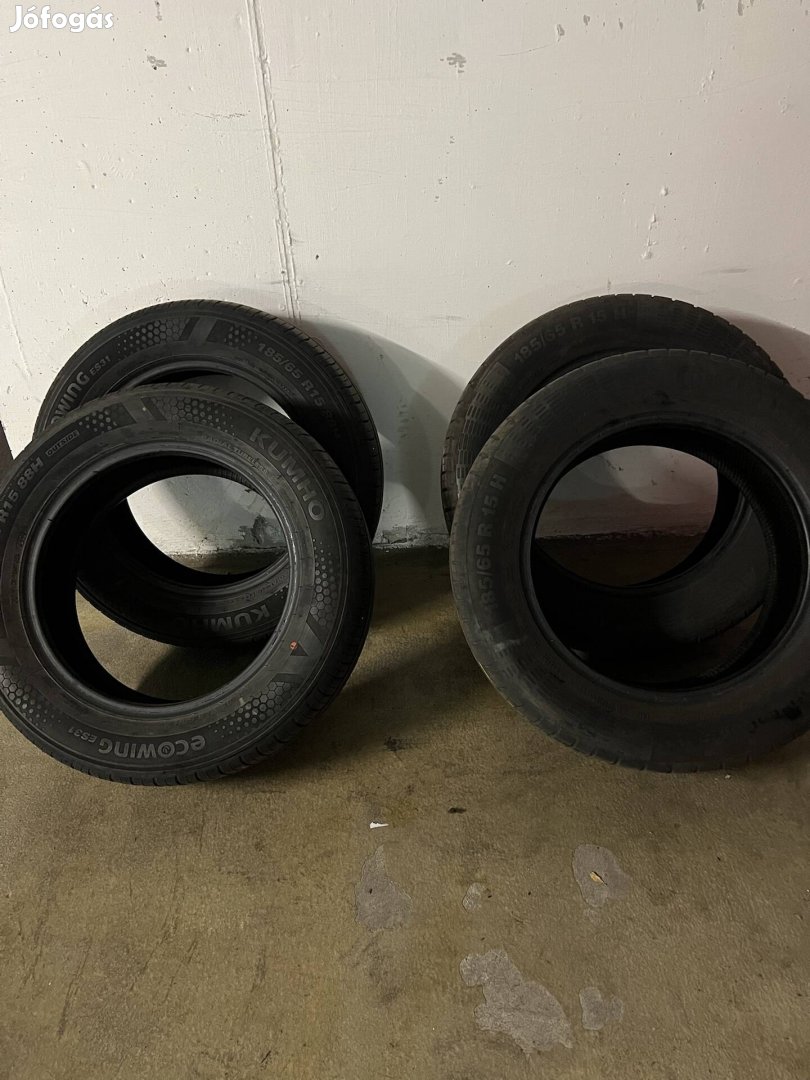 2 Contiecocontact 5, 2 Kumho Ecowing eladó azonos méretben.