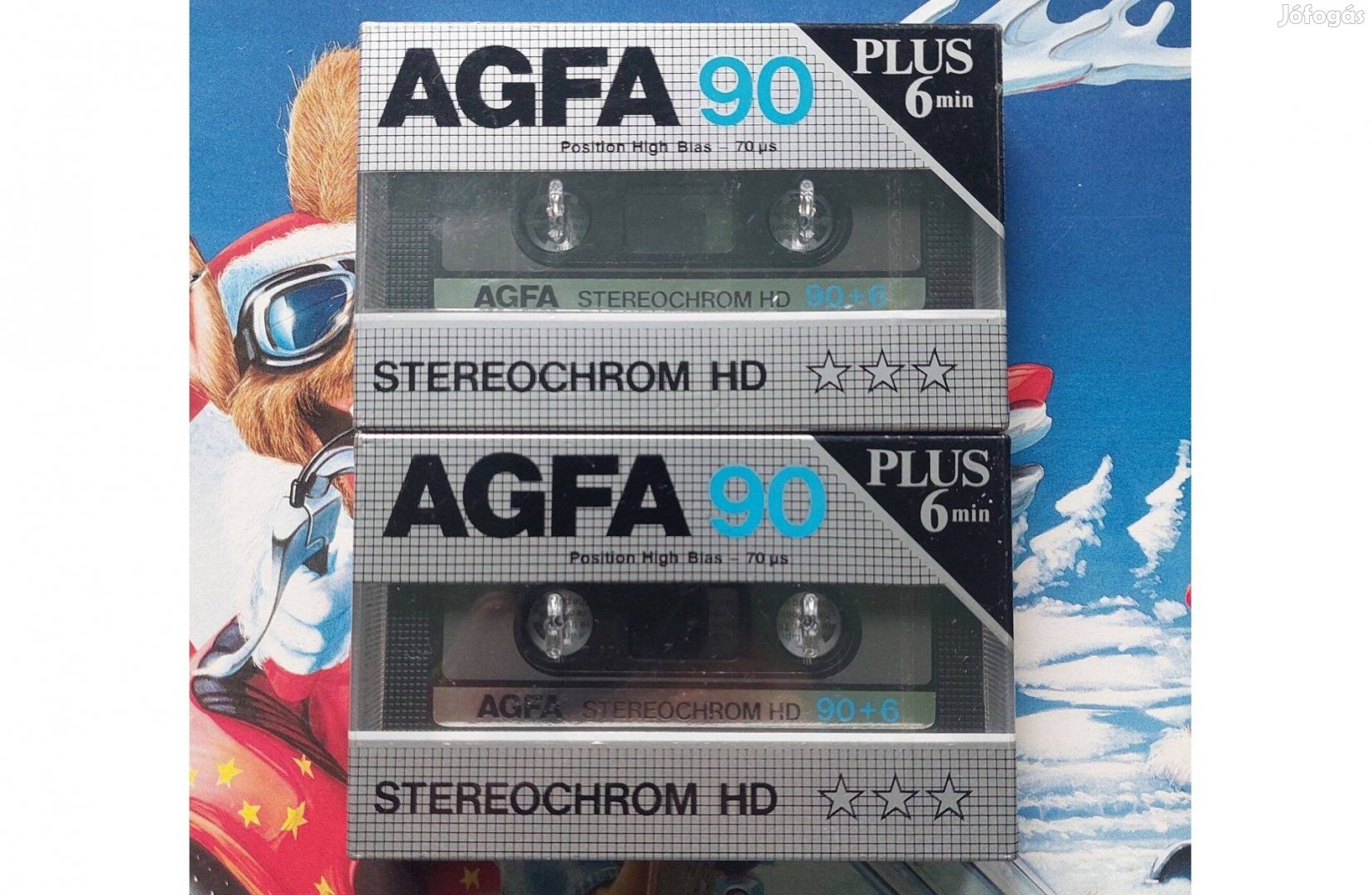 2-DB AGFA 90 Stereochrom HD Chrome MAGNÓ Kazetta AGFA