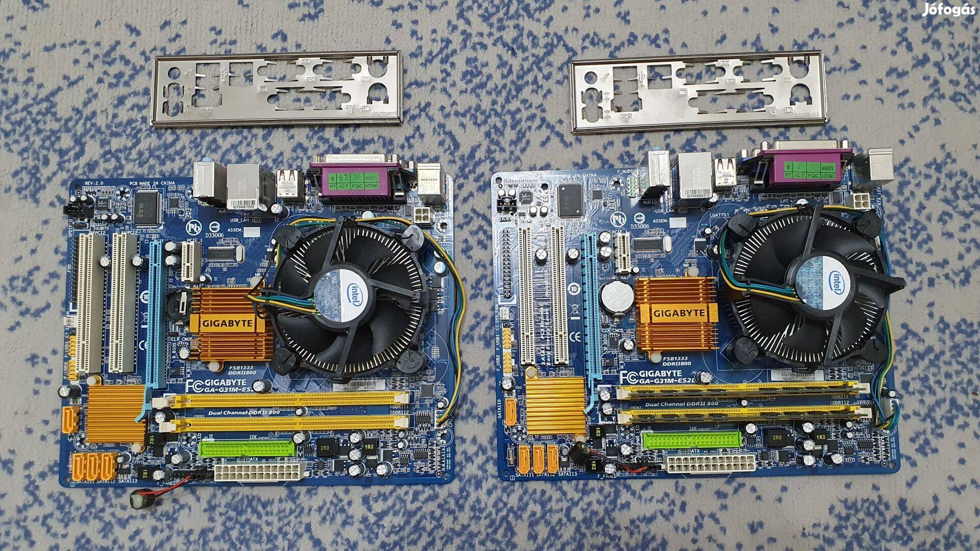 2 DB Gigabyte GA-G31M-Es2L Alaplap eladó