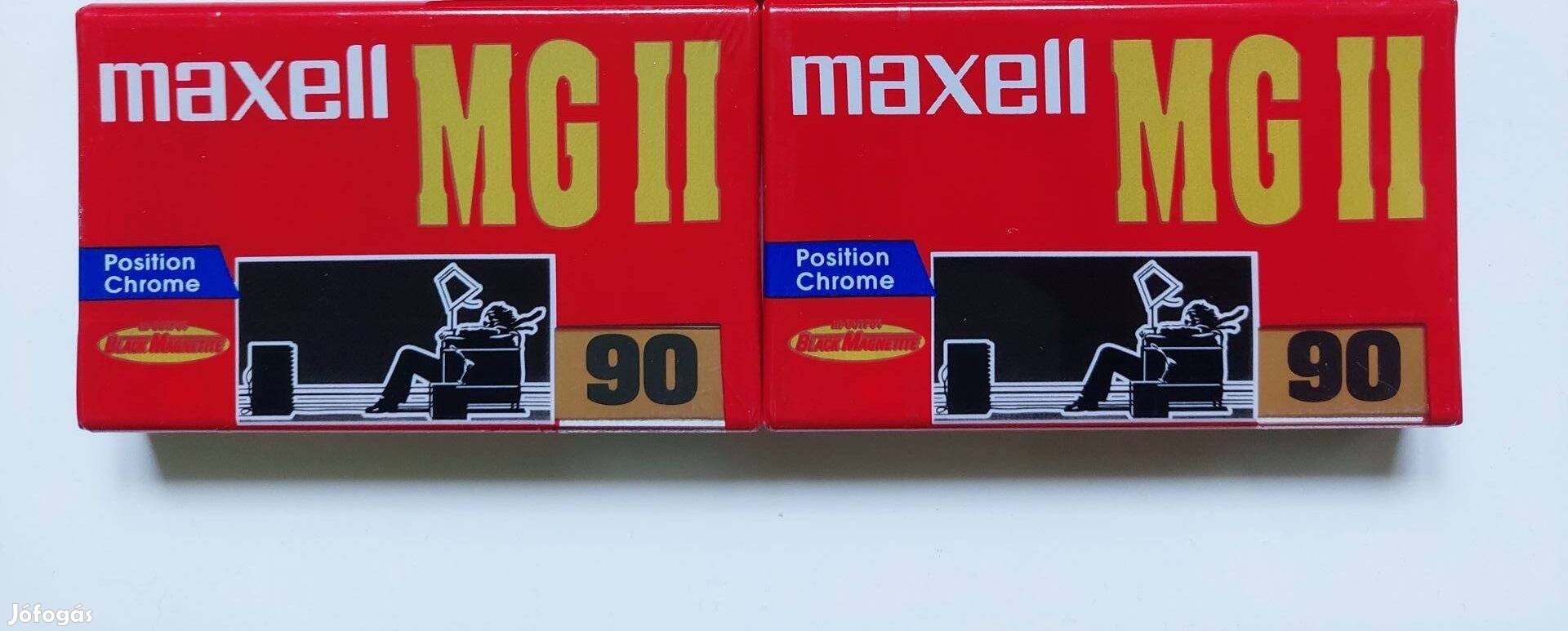2-DB Maxell MG || 90 Position Chrome Kazettás MAGNÓ Kazetta Maxell