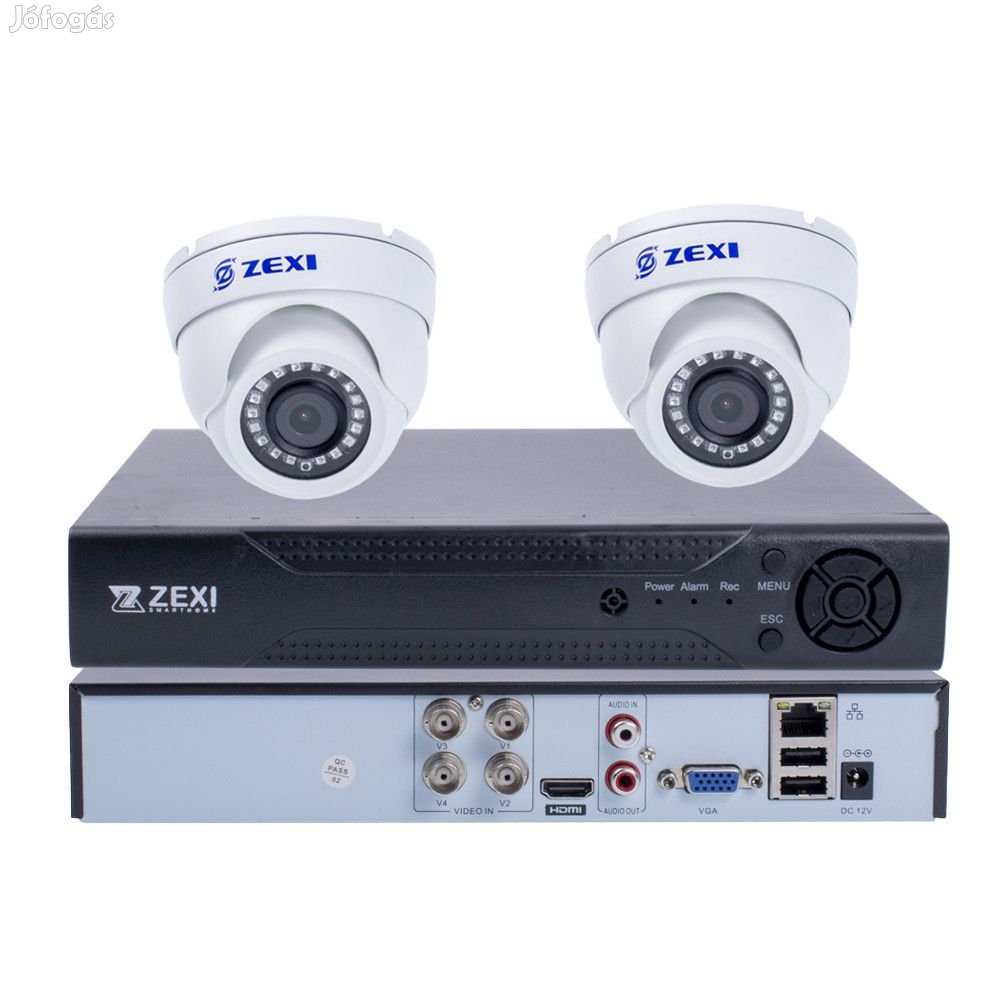 2 DOME kamerás 5M-N 2,8mm AHD RENDSZER