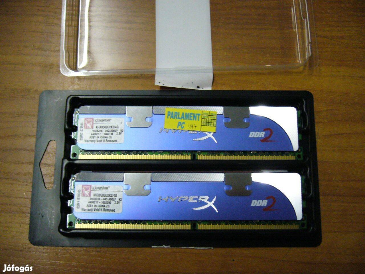 2 GB DDR3 gamer Kingston Hyperx RAM-ok kiárusítása!