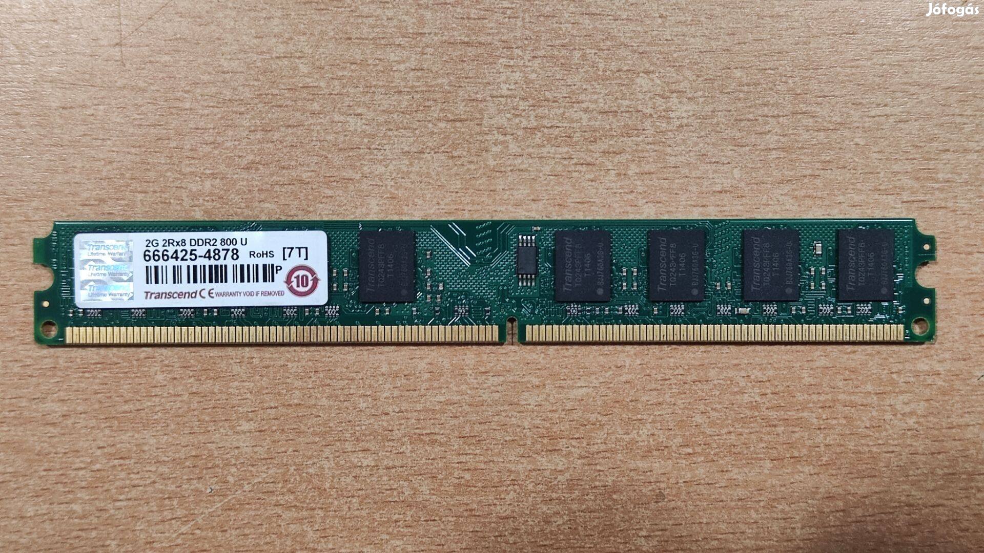 2 GB / 800 MHz DDR2 RAM, Több db, 1 év bolti Garanciával!!!